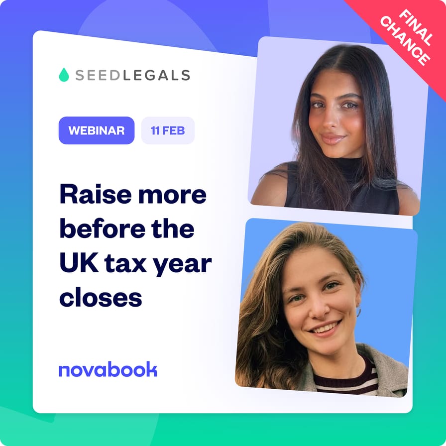 Raise more before the UK tax year closes