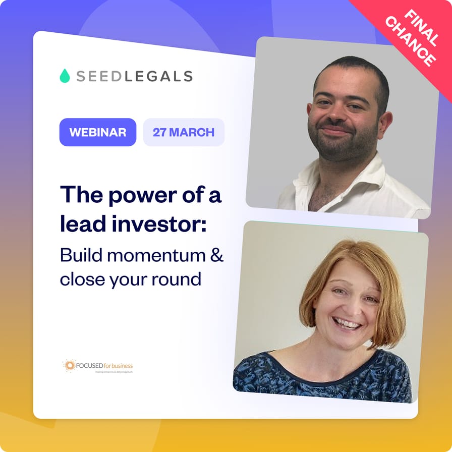 The power of a lead investor: Build momentum & close your round
