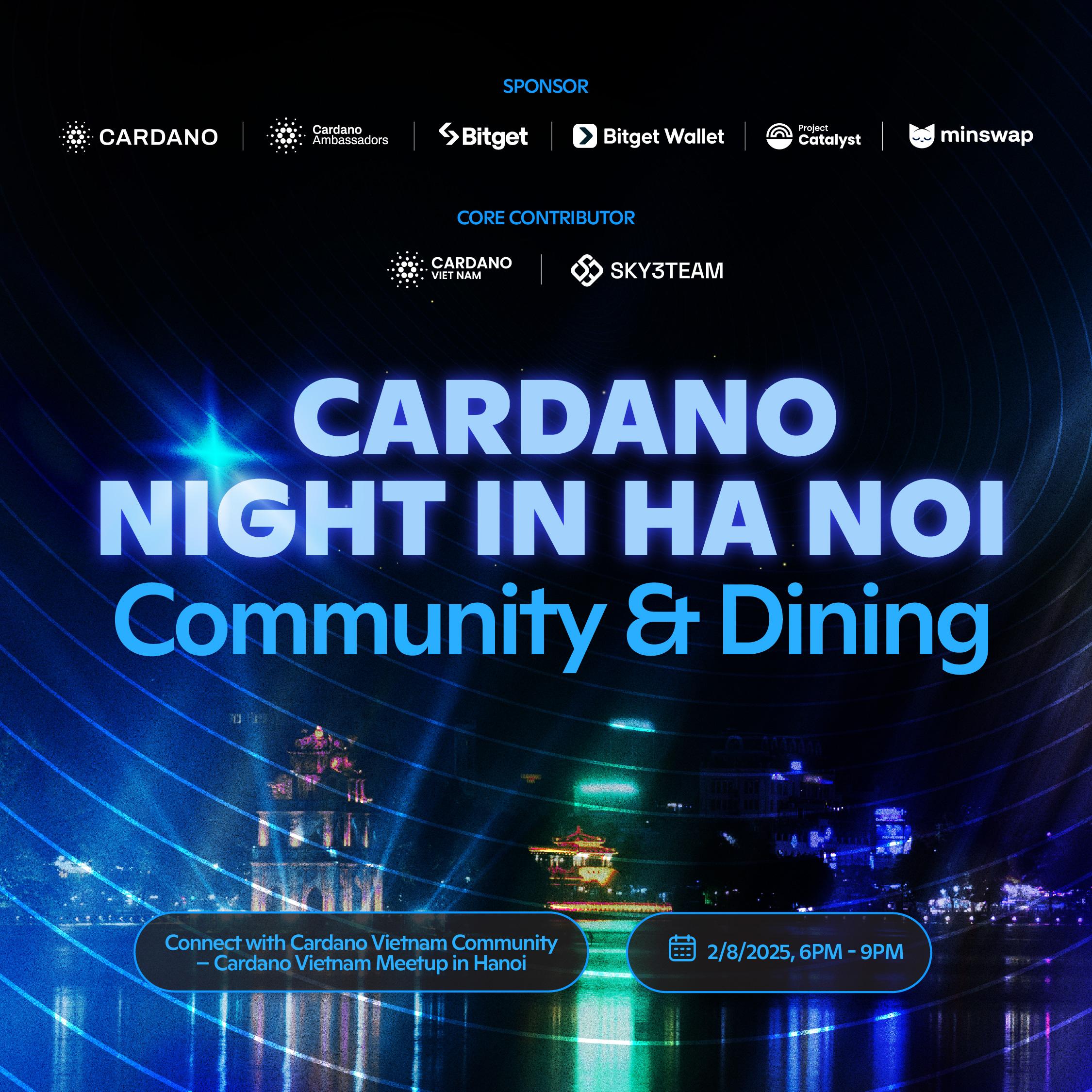 Cardano Night in Ha Noi – Community & Dining 的封面圖片