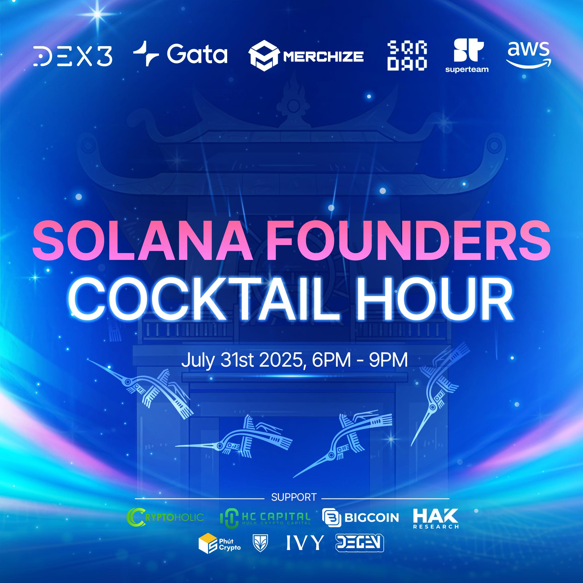 Solana Founders | Cocktail Hour 的封面圖片