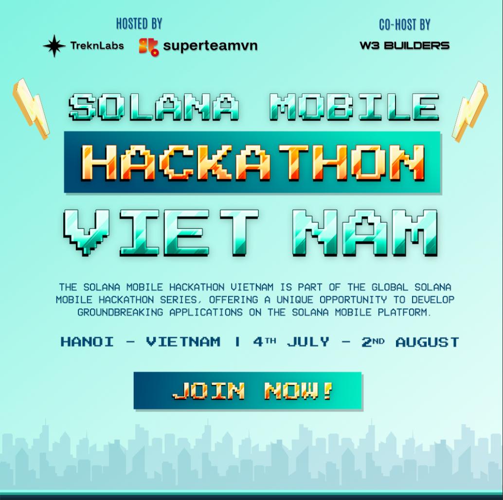 Solana Mobile Hackathon Vietnam 🇻🇳 的封面圖片