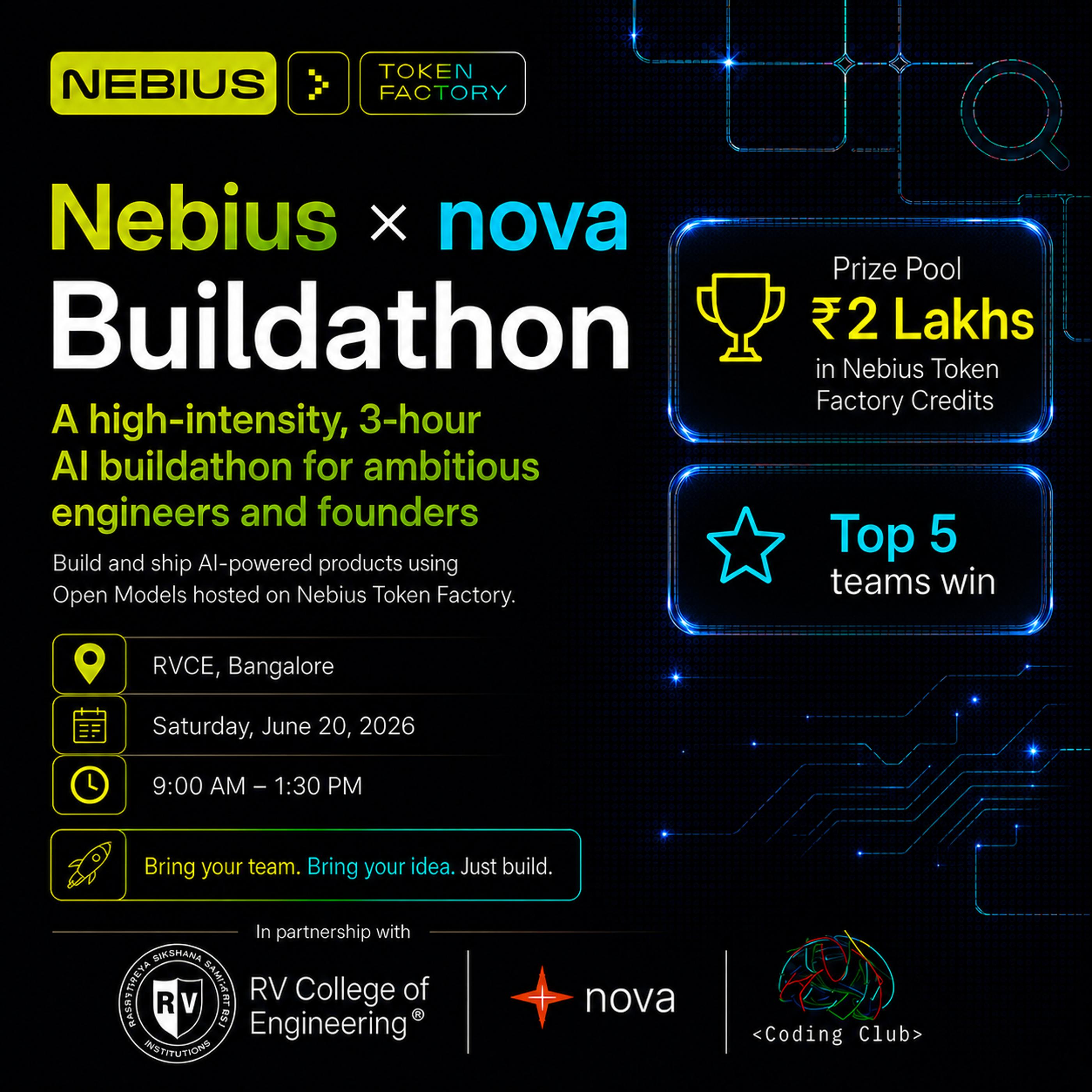 Nebius X Nova AI Buildathon