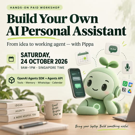 Build Your Own AI Personal Assistant — A Hands-On Workshop with an OpenAI Codex Ambassador cover image