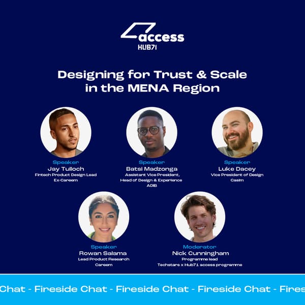 Designing For Trust & Scale In The MENA Region To Be Held At Hub71 Abu Dhabi Designing For Trust & Scale In The MENA Region To Be Held At Hub71 Abu Dhabi