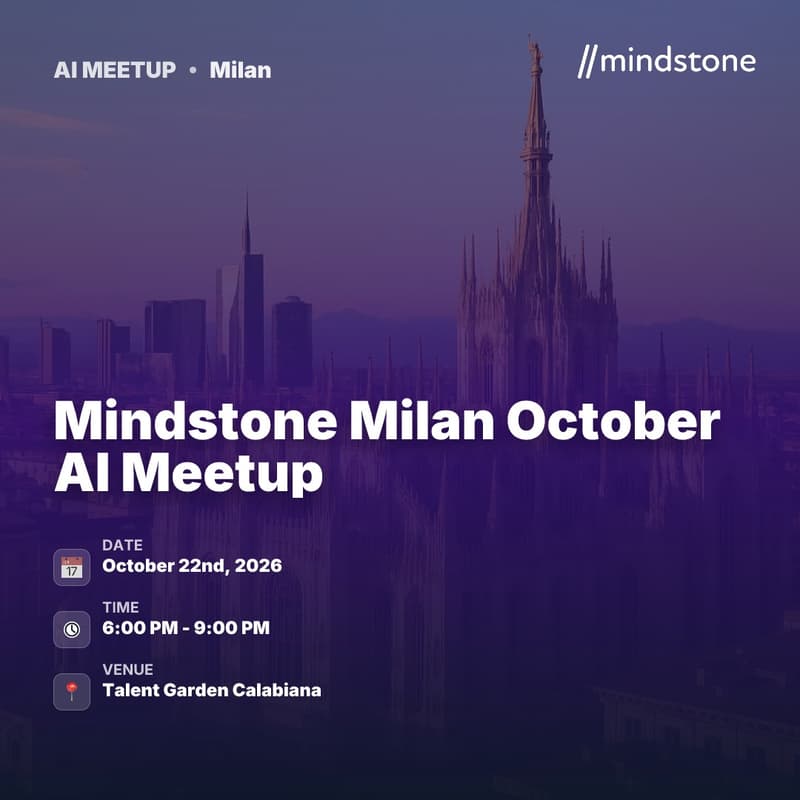 Cover Image for Mindstone Milan October AI Meetup