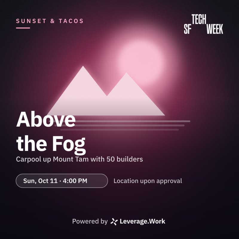 Cover Image for Above the Fog: Sunset and Tacos on Mount Tam