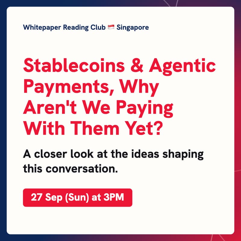 Cover Image for Stablecoins & Agentic Payments, Why Aren't We Paying With Them Yet?