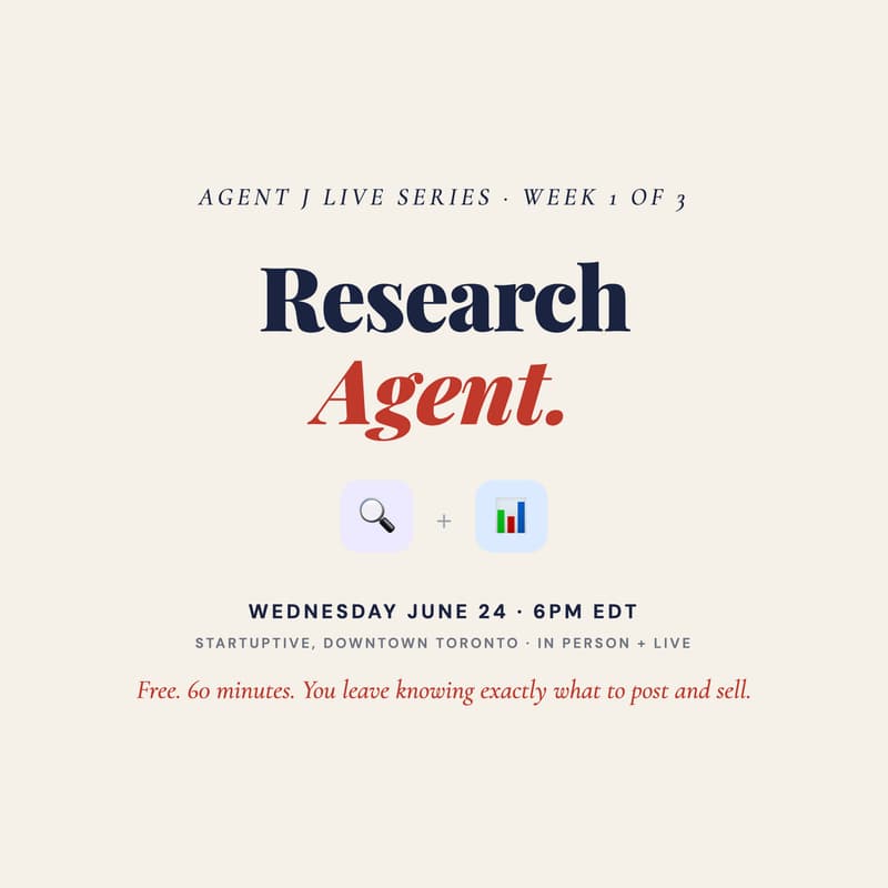 Cover Image for Build a Market-Research Agent Live: Know Exactly What to Post & Sell