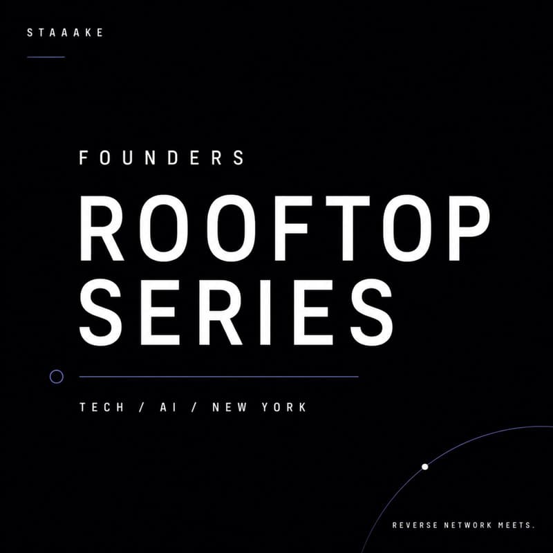 Cover Image for Founders Rooftop Series, AI/Tech — Reverse Network Meet