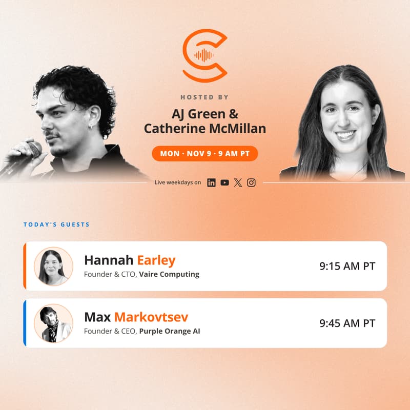 Cover Image for The AI Collective Podcast with AJ & Catherine: Monday, Nov 9
