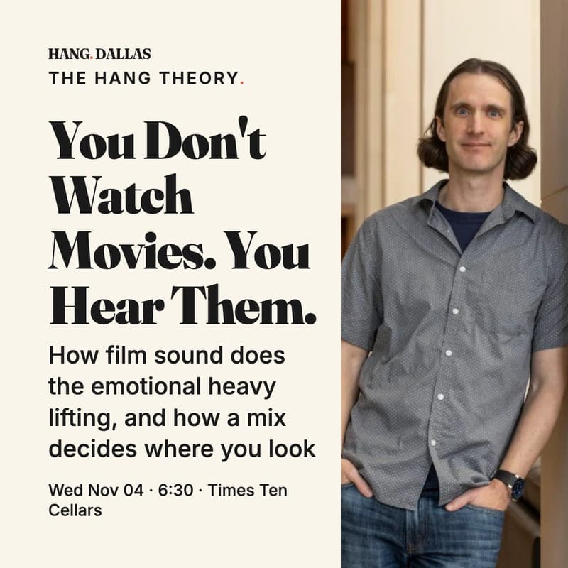Cover Image for You Don't Watch Movies. You Hear Them.