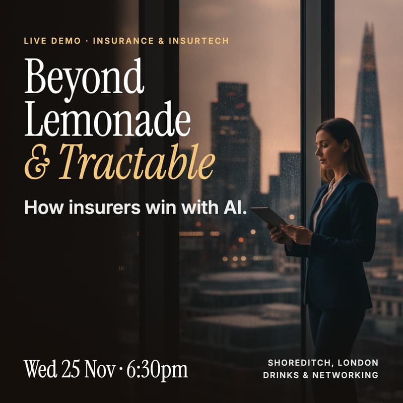 Cover Image for Beyond Lemonade & Tractable: How Insurers Win with AI