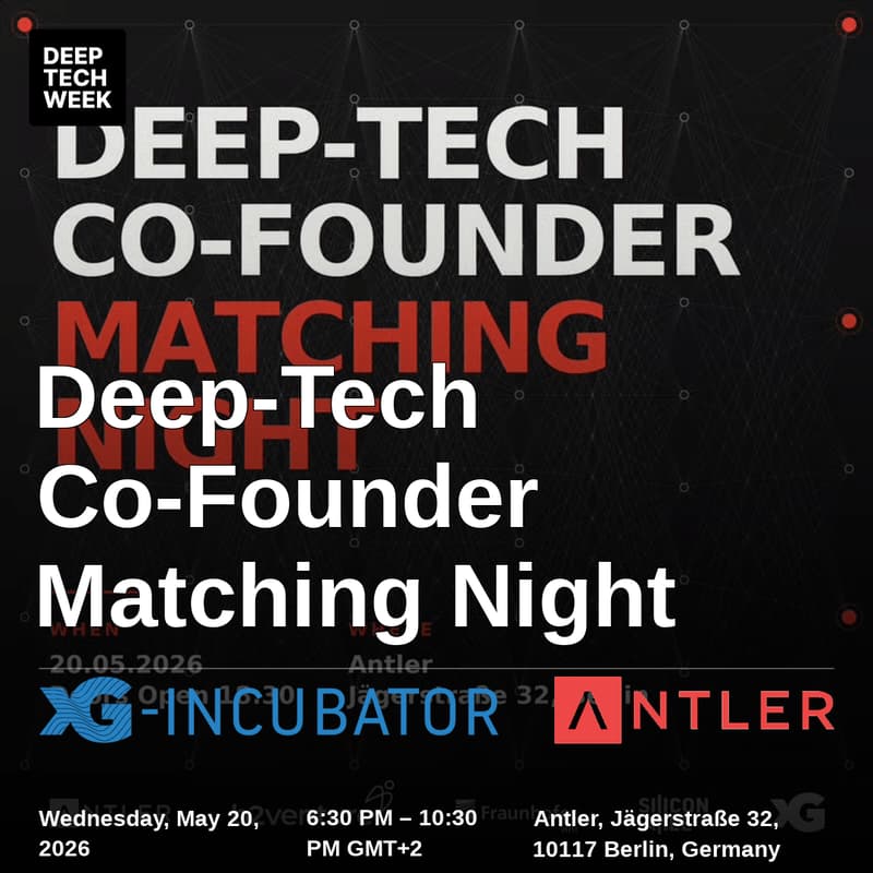Cover Image for Deep-Tech Co-Founder Matching Night