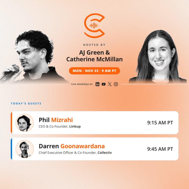 Cover Image for The AI Collective Podcast with AJ & Catherine: Monday, Nov 23