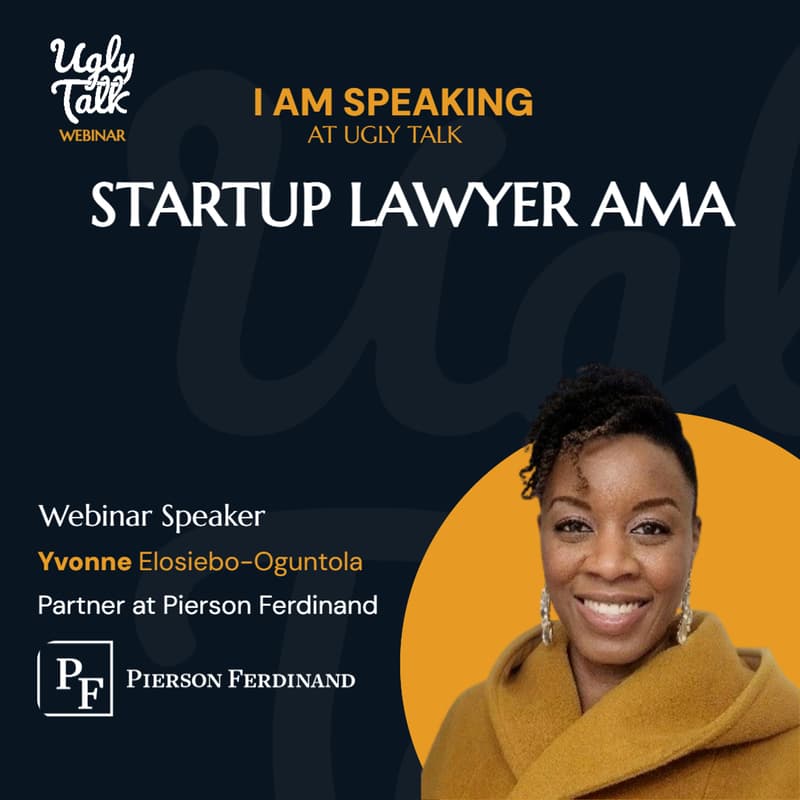 Cover Image for UGLY TALK: STARTUP LAWYER ASK ME ANYTHING