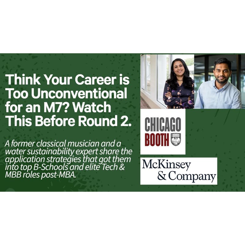 Cover Image for Think Your Career is Too Unconventional for an M7? Watch This Before Round 2.