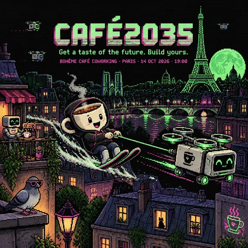 Cover Image for Café2035 Paris Agentic Solo Founder #2 · Get a taste of the future. Build yours.