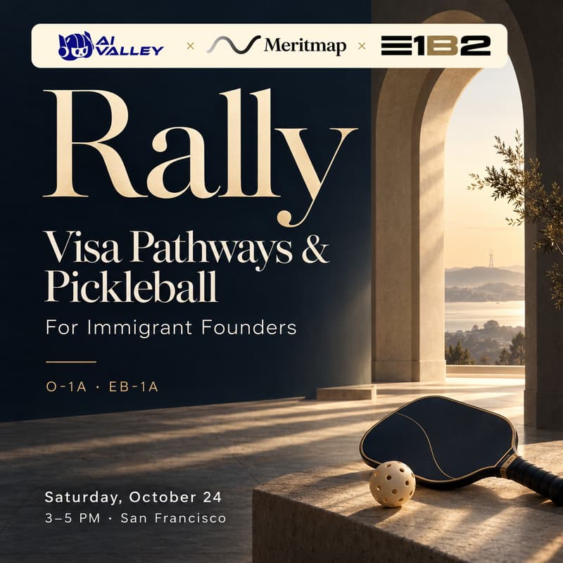 Cover Image for Rally: Visa Pathways & Pickleball for Immigrant Founders (Seed–Series A+)