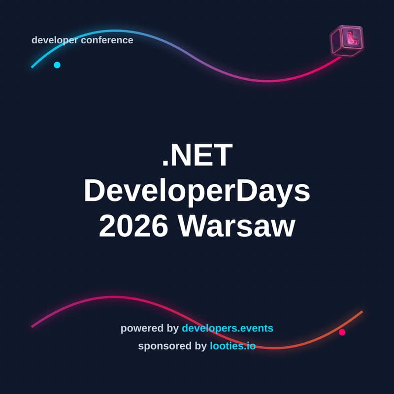 Cover Image for .NET DeveloperDays 2026 Warsaw