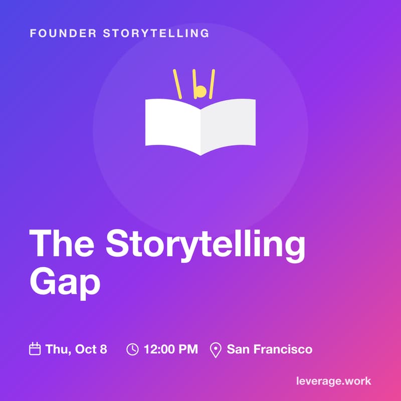 Cover Image for The Storytelling Gap: How US Founders Win the Room