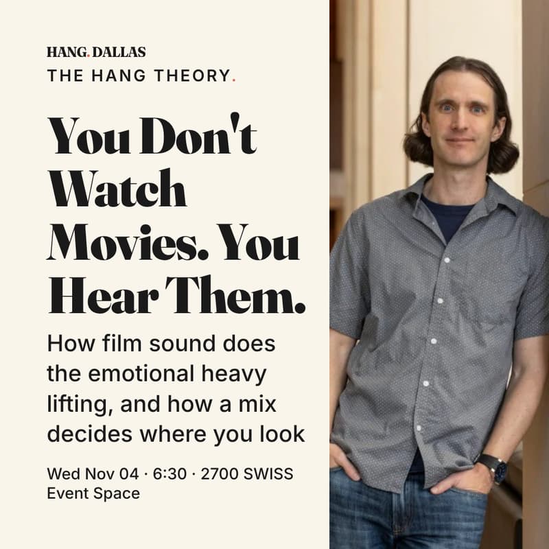 Cover Image for You Don't Watch Movies. You Hear Them.
