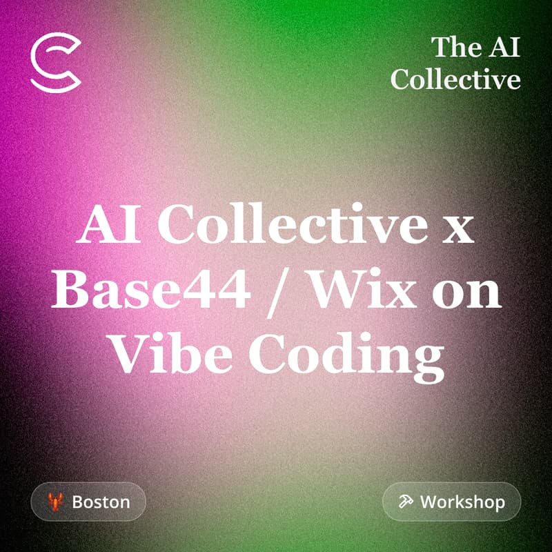Cover Image for AI Collective x Base44 / Wix on Vibe Coding