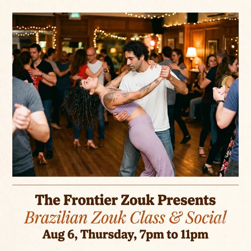 Cover Image for Brazilian Zouk Class & Social