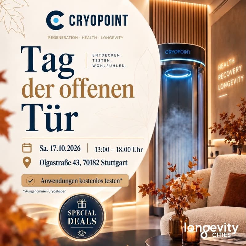 Cover Image for Open House at Cryopoint: Cold, Recovery, Longevity