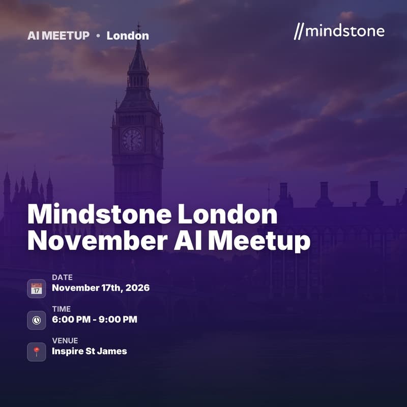 Cover Image for Mindstone London November AI Meetup