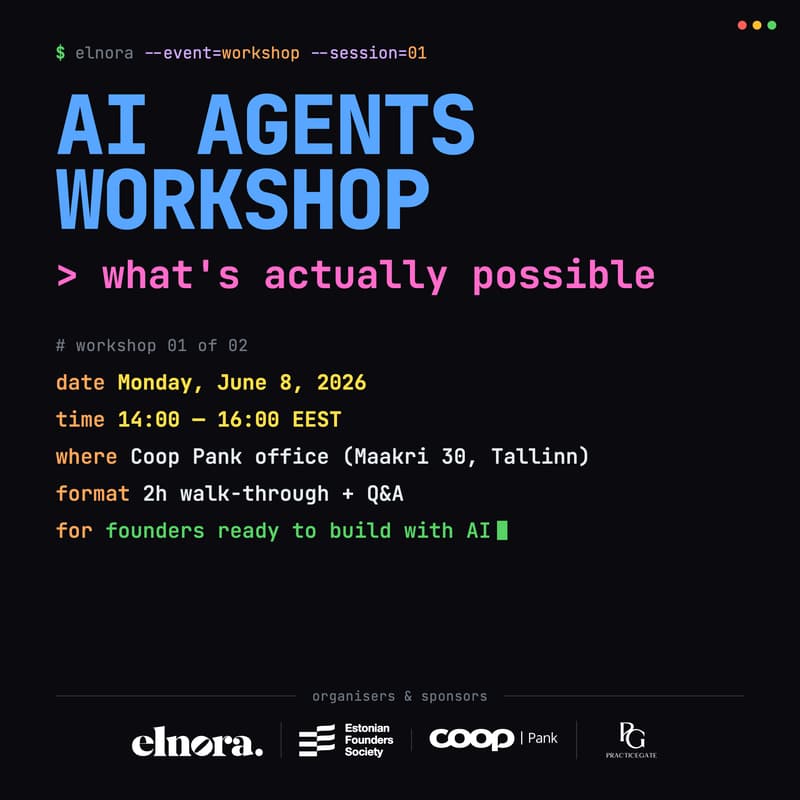 Cover Image for Workshop 1 — AI Agents: What's Actually Possible