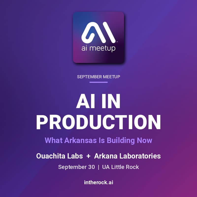 Cover Image for AI in Production: What Arkansas Is Building Now