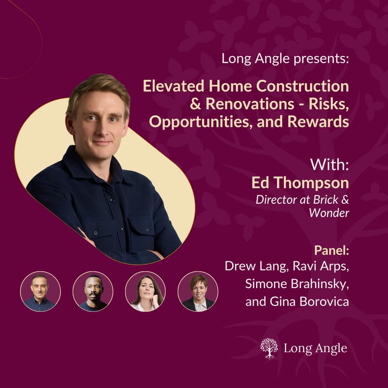 Cover Image for Elevated Home Construction & Renovations - Risks, Opportunities, and Rewards