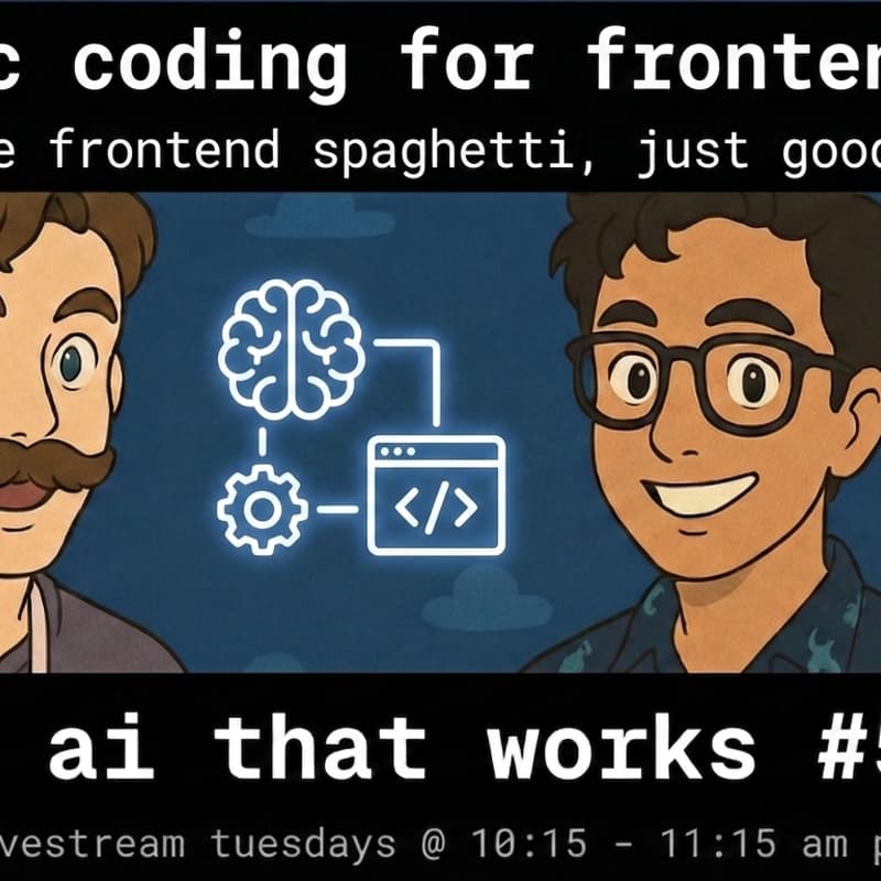 Cover Image for 🦄 ai that works: agentic coding for frontend apps