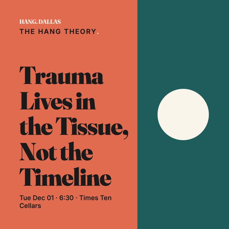 Cover Image for Trauma Lives in the Tissue, Not the Timeline