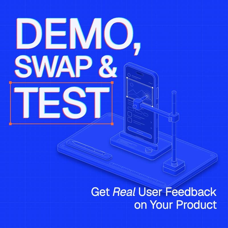 Cover Image for Demo, Swap & Test: Get Real User Feedback on Your Product