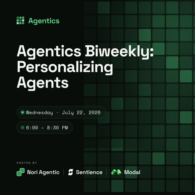 Cover Image for Agentics Biweekly: Personalizing Agents