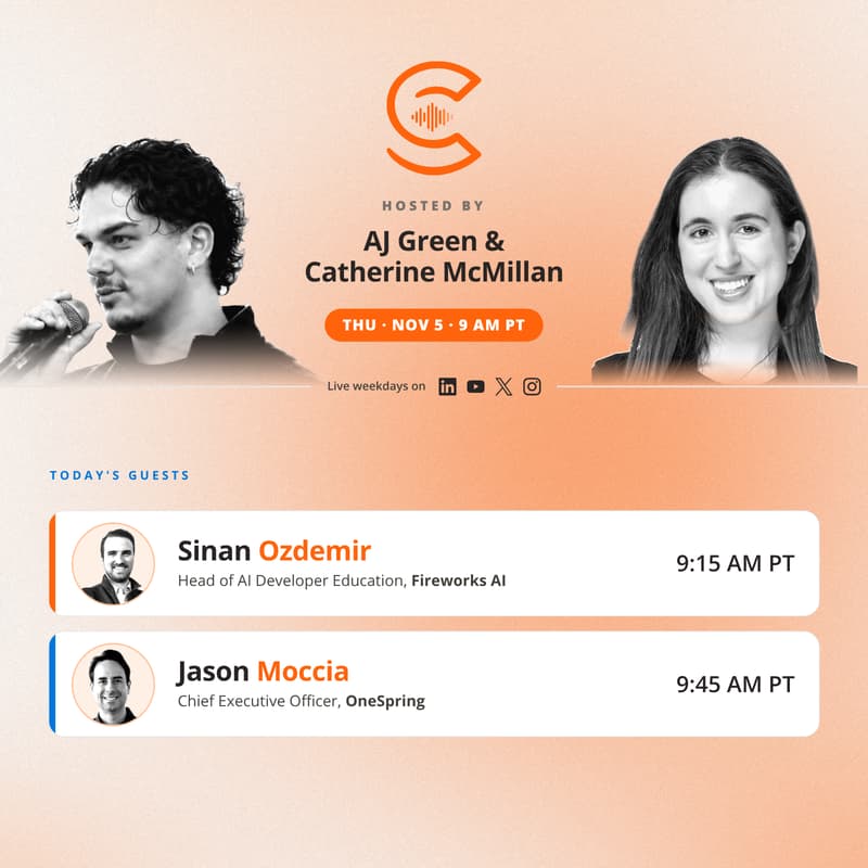 Cover Image for The AI Collective Podcast with AJ & Catherine: Thursday, Nov 5