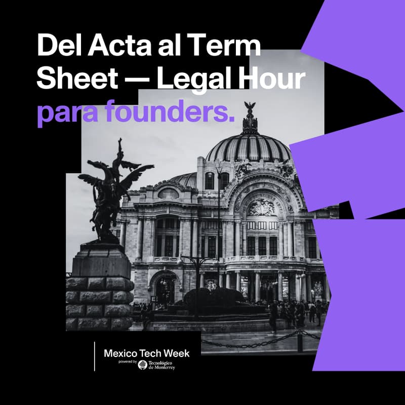 Cover Image for Legal hour para founders | Powered by WeInvest Latam & Angel Ventures