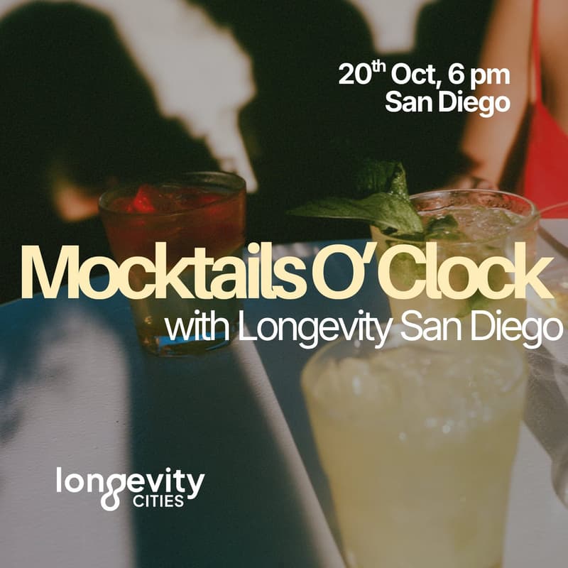 Cover Image for Mocktails O'Clock | with Longevity San Diego