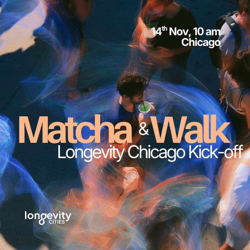 Cover Image for Matcha & Walk: Longevity Chicago’s First Event