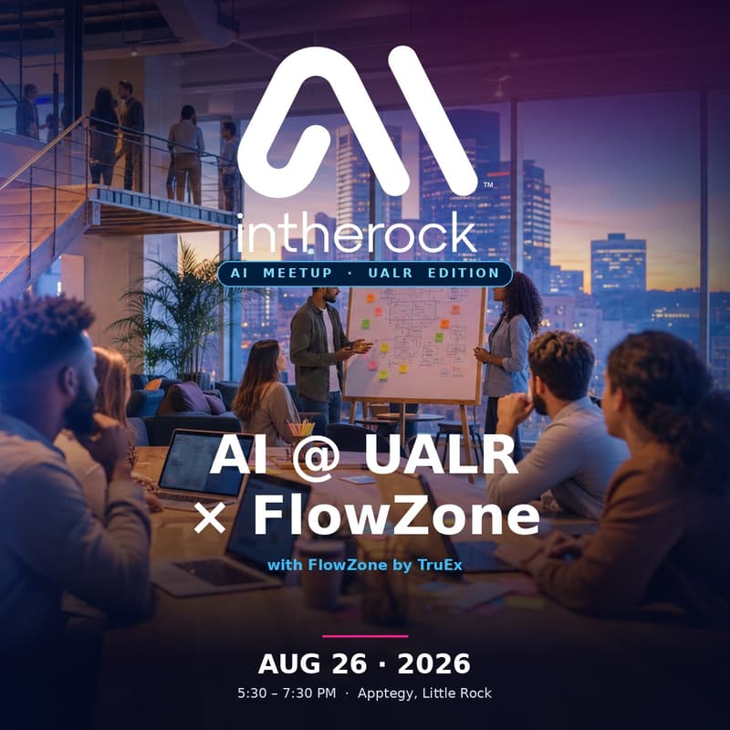 Cover Image for AI in the Rock @ UALR — FlowZone by TruEx