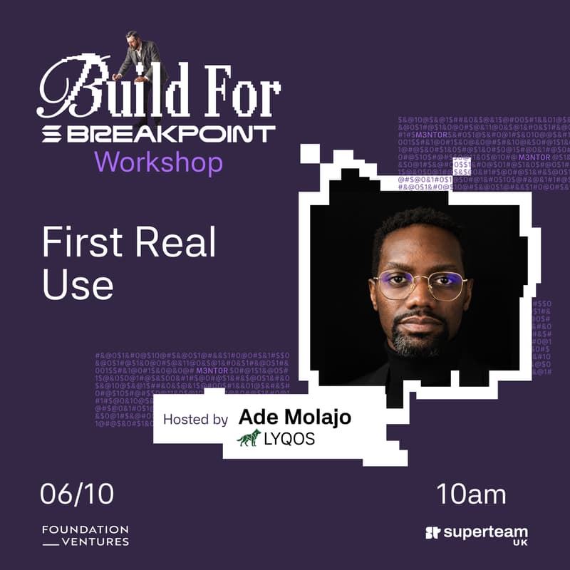 Cover Image for Build For Breakpoint: First Real Use