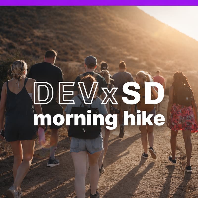 Cover Image for Casual Morning Hike — Meet San Diego Tech People