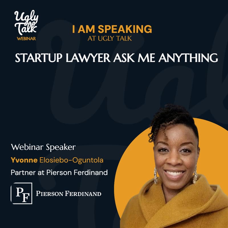 Cover Image for Ugly Talk: Startup Lawyer Ask Me Anything