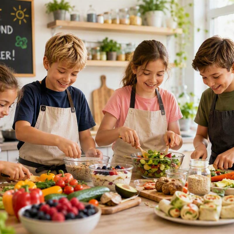 Cover Image for Ferienprogramm. Bunt, gesund und lecker