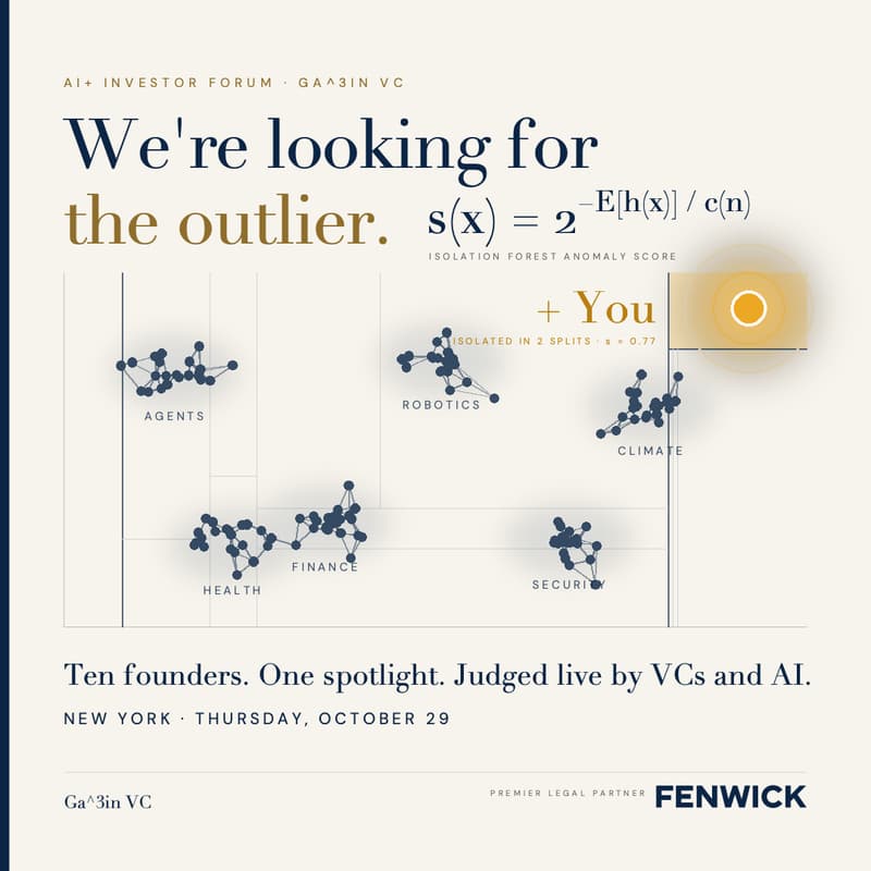 Cover Image for Ga^3in VC AI+ Investor Forum | New York