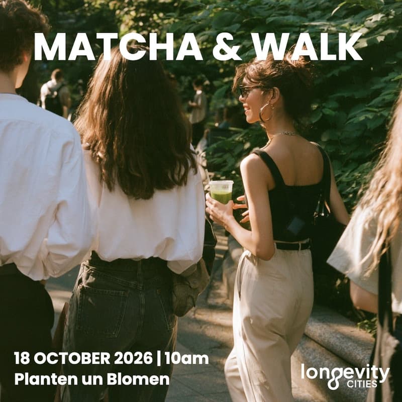 Cover Image for MATCHA & WALK | Longevity Hamburg goes Planten un Blomen