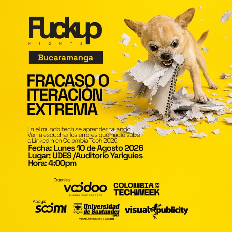 Cover Image for Fuckup Nights Bucaramanga - CTW 2026