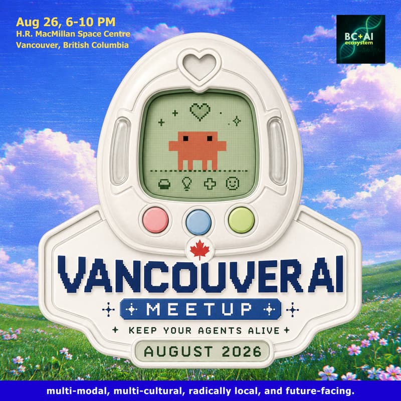 Cover Image for Vancouver AI Meetup #32: August 26 at the Space Centre