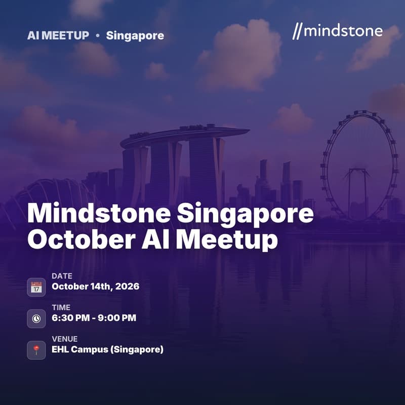 Cover Image for Mindstone Singapore October AI Meetup